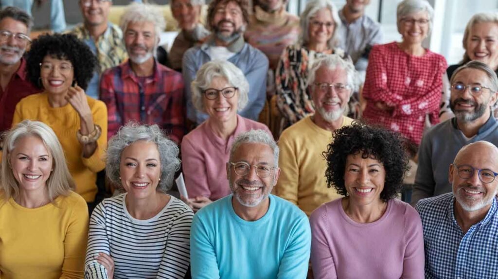 Side Hustles and tarting-Over-at-50 - Female Boomer in front of laptop, concentrating on course she is taking.