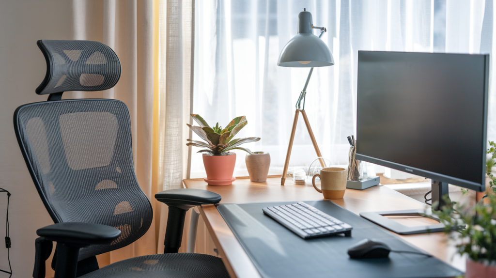 Online Jobs: Working From Home and Loving It- Home office workspace.
